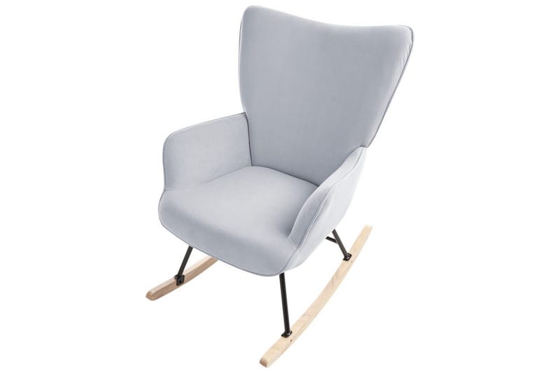 Gyngestol Arset Blå/sort/lyst træ - Blå/sort/lyst træ - Møbler - Stole & lænestole - Lænestole