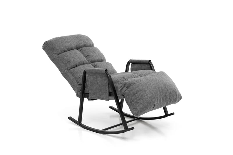 Gyngestol Atelier Del Sofa Lena Single (60 x 60 x 70 cm) Lysegrå - Lysegrå - Møbler - Stole & lænestole - Gyngestol