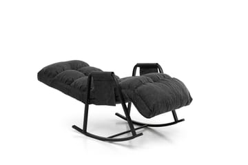 Gyngestol Atelier Del Sofa Lena Single (60 x 60 x 70 cm) Mørkegrå - Mørkegrå - Møbler - Stole & lænestole - Gyngestol