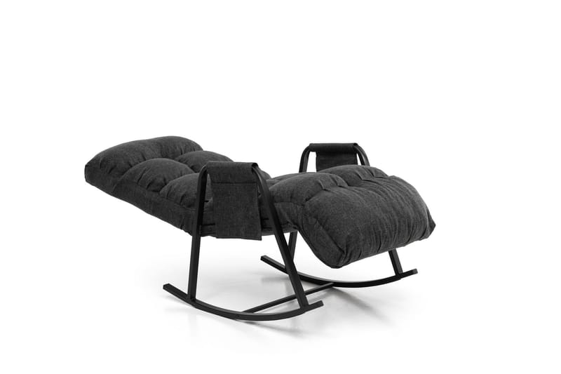 Gyngestol Atelier Del Sofa Lena Single (60 x 60 x 70 cm) Mørkegrå - Mørkegrå - Møbler - Stole & lænestole - Gyngestol