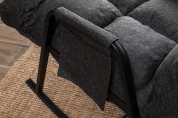 Gyngestol Atelier Del Sofa Lena Single (60 x 60 x 70 cm) Mørkegrå - Mørkegrå - Møbler - Stole & lænestole - Gyngestol