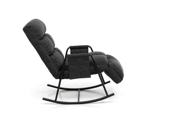 Gyngestol Atelier Del Sofa Lena Single (60 x 60 x 70 cm) Mørkegrå - Mørkegrå - Møbler - Stole & lænestole - Gyngestol