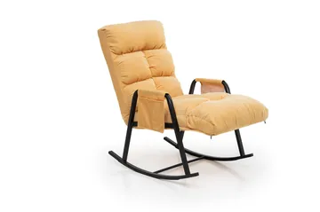 Gyngestol Atelier Del Sofa Lena Single (60 x 60 x 70 cm) Sennep - Møbler - Stole & lænestole - Lænestole