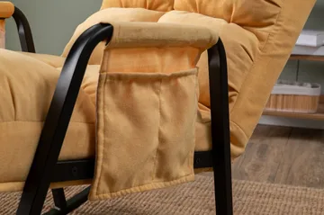 Gyngestol Atelier Del Sofa Lena Single (60 x 60 x 70 cm) Sennep - Møbler - Stole & lænestole - Lænestole