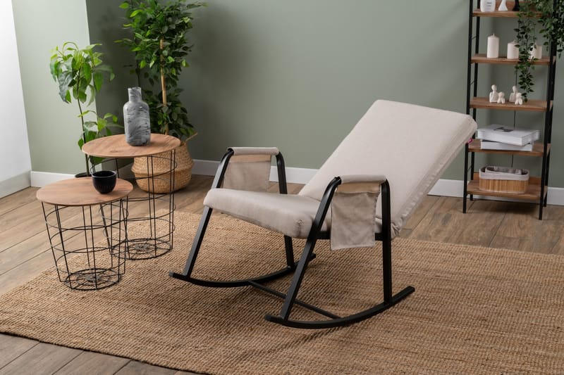 Gyngestol Atelier Del Sofa Oden Single (60 x 50 x 65 cm) Creme - Møbler - Stole & lænestole - Gyngestol