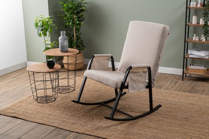 Gyngestol Atelier Del Sofa Oden Single (60 x 50 x 65 cm) Creme - Møbler - Stole & lænestole - Gyngestol
