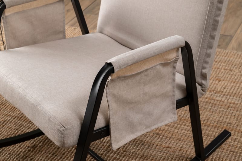Gyngestol Atelier Del Sofa Oden Single (60 x 50 x 65 cm) Creme - Møbler - Stole & lænestole - Gyngestol