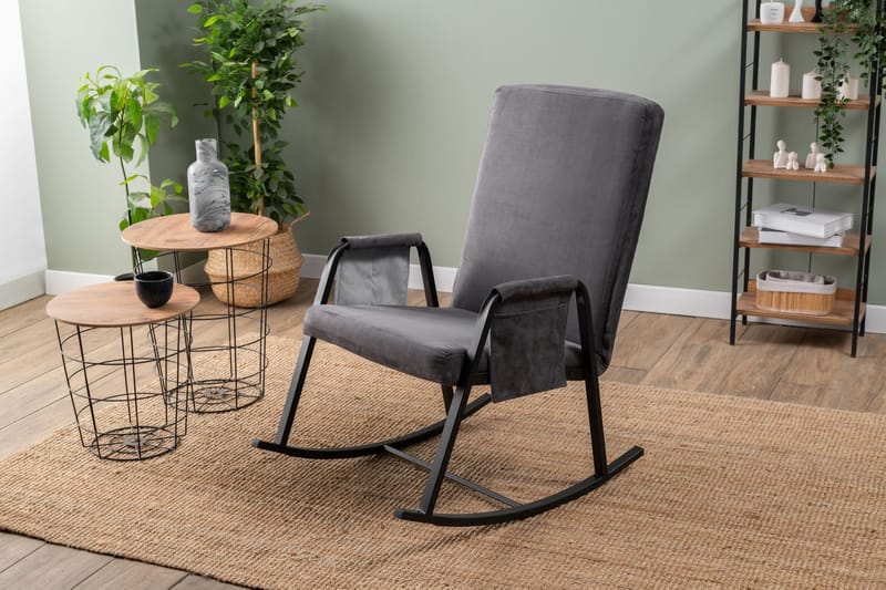 Gyngestol Atelier Del Sofa Oden Single (60 x 50 x 65 cm) Grå - Møbler - Stole & lænestole - Gyngestol