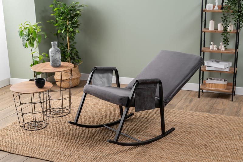 Gyngestol Atelier Del Sofa Oden Single (60 x 50 x 65 cm) Grå - Møbler - Stole & lænestole - Gyngestol
