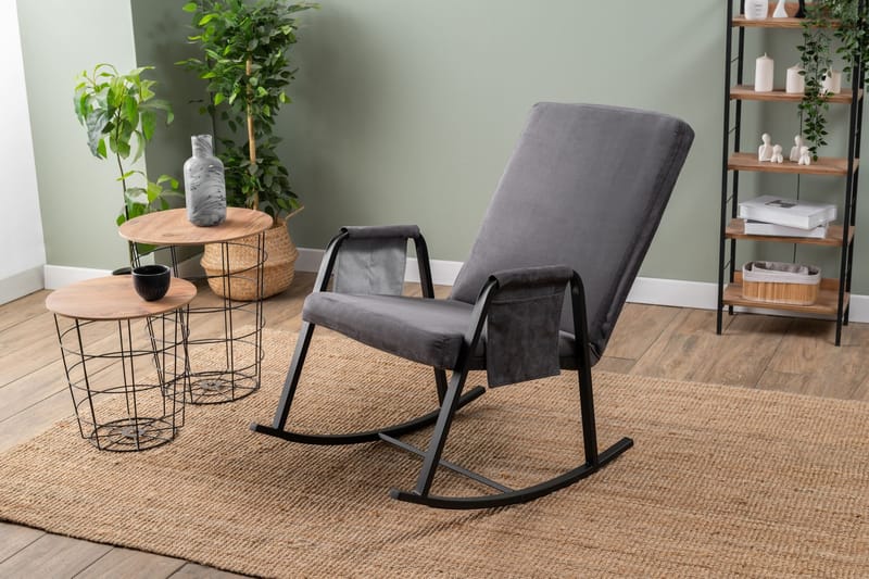 Gyngestol Atelier Del Sofa Oden Single (60 x 50 x 65 cm) Grå - Møbler - Stole & lænestole - Gyngestol