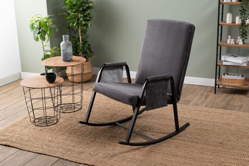 Gyngestol Atelier Del Sofa Oden Single (60 x 50 x 65 cm) Grå - Møbler - Stole & lænestole - Gyngestol