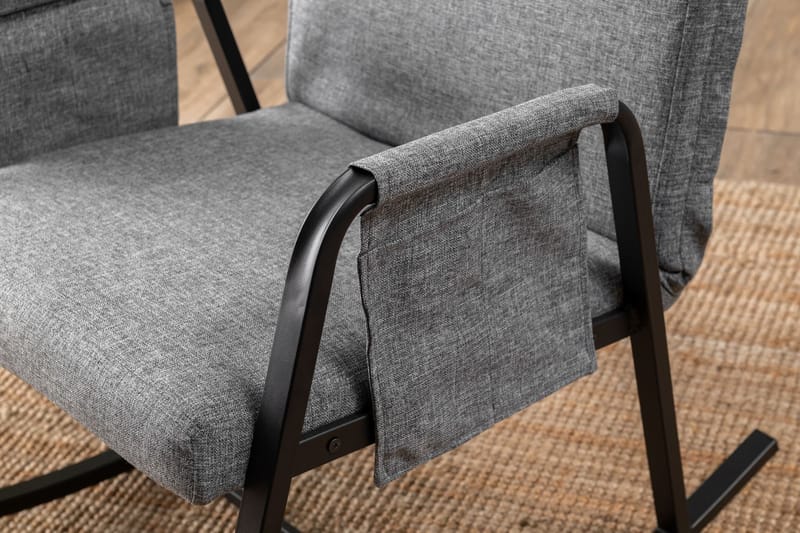 Gyngestol Atelier Del Sofa Oden Single (60 x 50 x 65 cm) Lysegrå - Lysegrå - Møbler - Stole & lænestole - Gyngestol