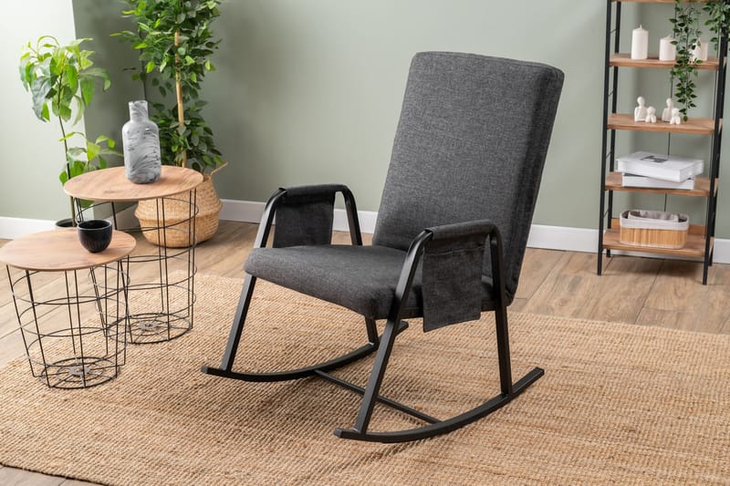 Gyngestol Atelier Del Sofa Oden Single (60 x 50 x 65 cm) Mørkegrå - Møbler - Stole & lænestole - Gyngestol