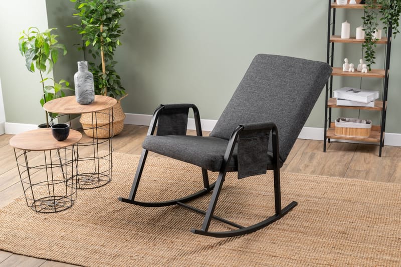 Gyngestol Atelier Del Sofa Oden Single (60 x 50 x 65 cm) Mørkegrå - Møbler - Stole & lænestole - Gyngestol