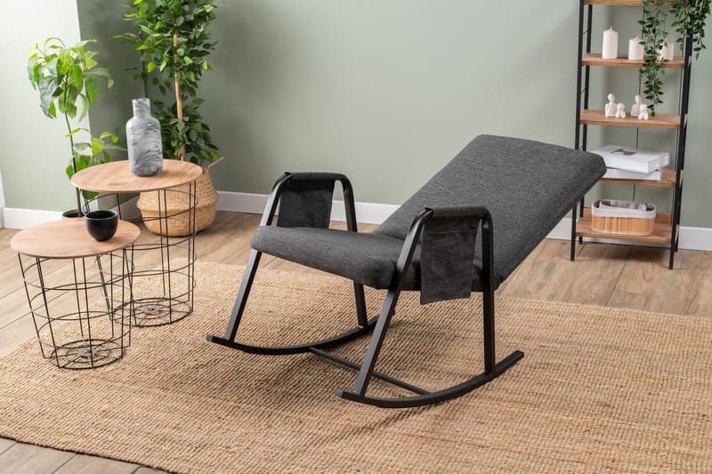 Gyngestol Atelier Del Sofa Oden Single (60 x 50 x 65 cm) Mørkegrå - Møbler - Stole & lænestole - Gyngestol
