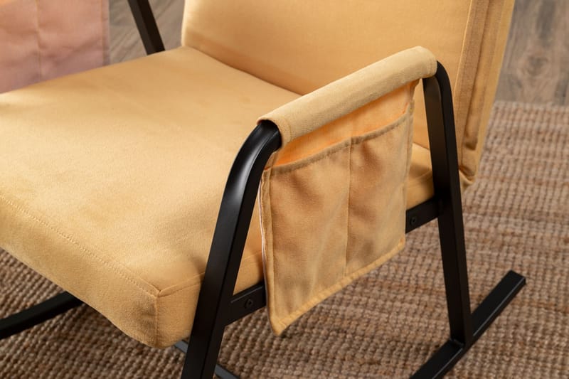 Gyngestol Atelier Del Sofa Oden Single (60 x 50 x 65 cm) Sennep - Møbler - Stole & lænestole - Gyngestol