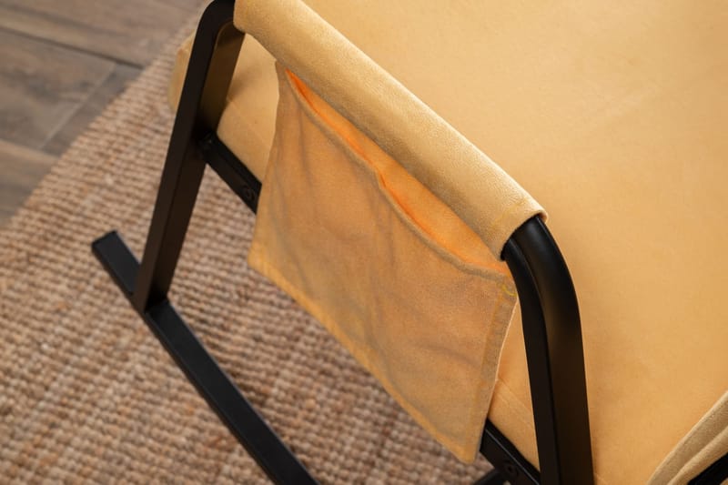 Gyngestol Atelier Del Sofa Oden Single (60 x 50 x 65 cm) Sennep - Møbler - Stole & lænestole - Gyngestol