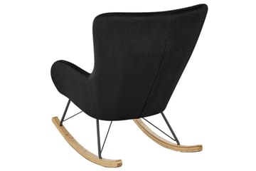 Gyngestol Ellan - Sort, lyst træ - Møbler - Stole & lænestole - Lænestole