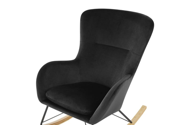 Gyngestol Ellan - Sort, lyst træ - Møbler - Stole & lænestole - Lænestole