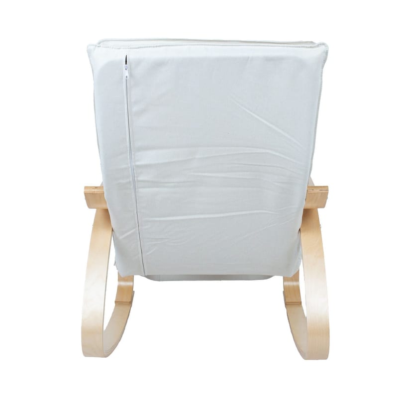 Gyngestol HOME4YOU Kongbo beige - Beige - Møbler - Stole & lænestole - Gyngestol