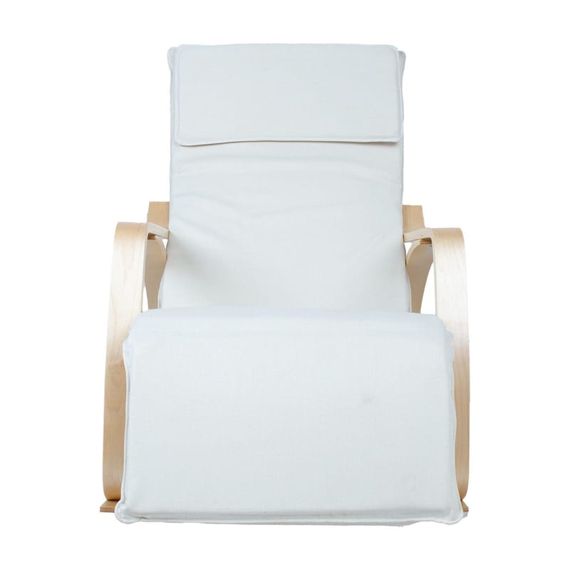 Gyngestol HOME4YOU Kongbo beige - Beige - Møbler - Stole & lænestole - Gyngestol