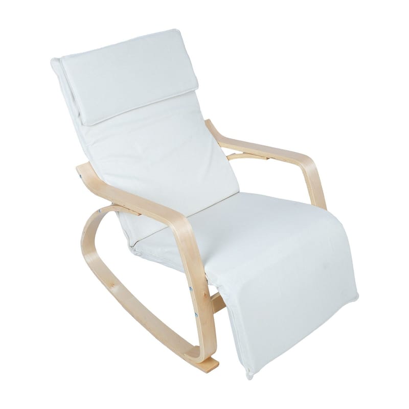 Gyngestol HOME4YOU Kongbo beige - Beige - Møbler - Stole & lænestole - Gyngestol