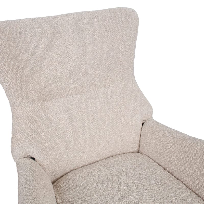 Gyngestol HOME4YOU Romy Beige - Beige - Møbler - Stole & lænestole - Gyngestol
