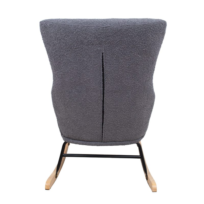 Gyngestol HOME4YOU Romy Grå - Grå - Møbler - Stole & lænestole - Gyngestol