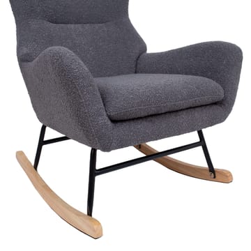 Gyngestol HOME4YOU Romy Grå - Grå - Møbler - Stole & lænestole - Gyngestol