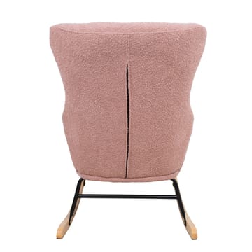 Gyngestol HOME4YOU Romy Pink - Pink - Møbler - Stole & lænestole - Gyngestol