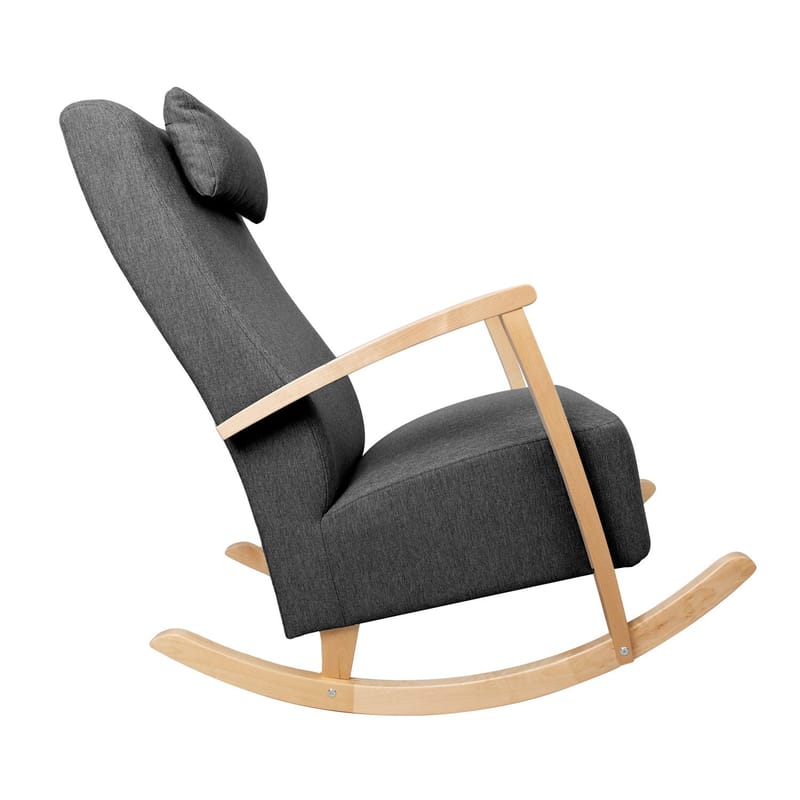 Gyngestol HOME4YOU Venla Mørkegrå - Mørkegrå - Møbler - Stole & lænestole - Gyngestol