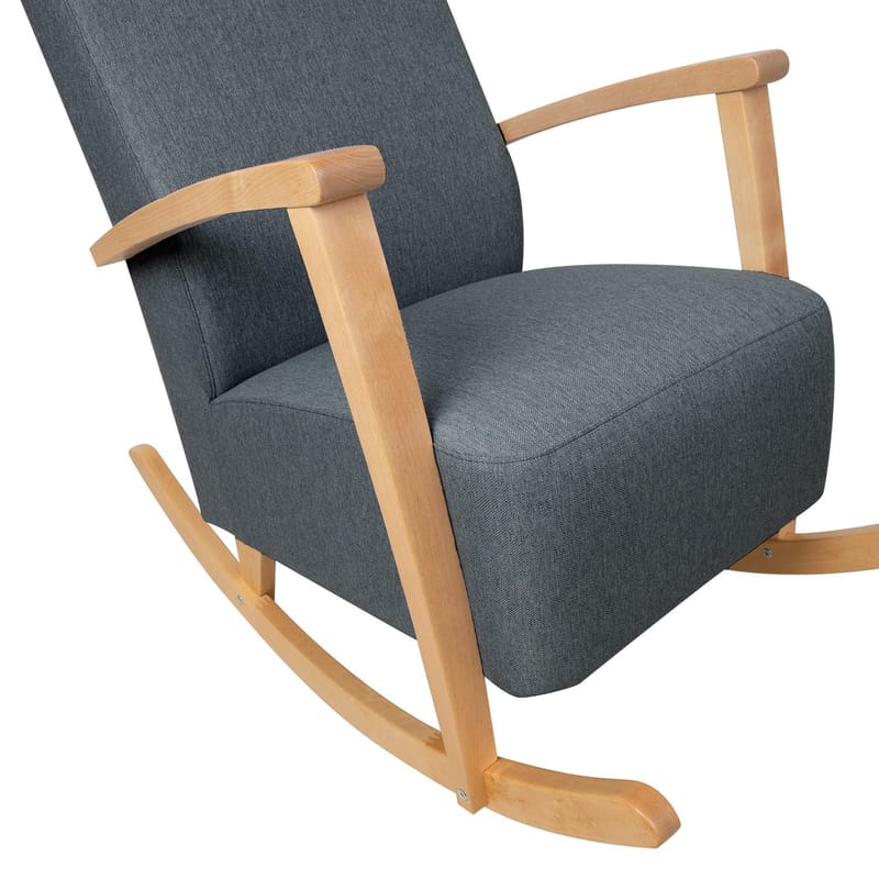 Gyngestol HOME4YOU Venla Mørkegrå - Mørkegrå - Møbler - Stole & lænestole - Gyngestol