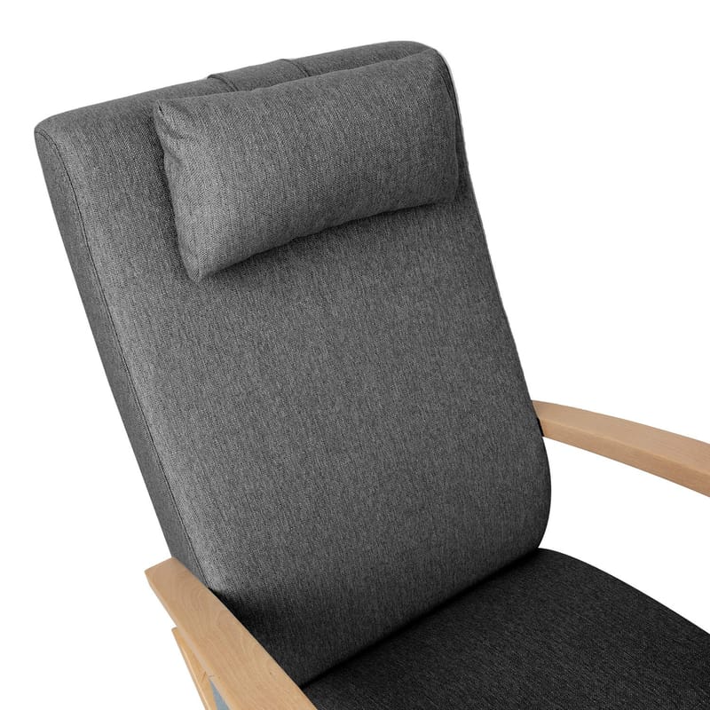 Gyngestol HOME4YOU Venla Mørkegrå - Mørkegrå - Møbler - Stole & lænestole - Gyngestol