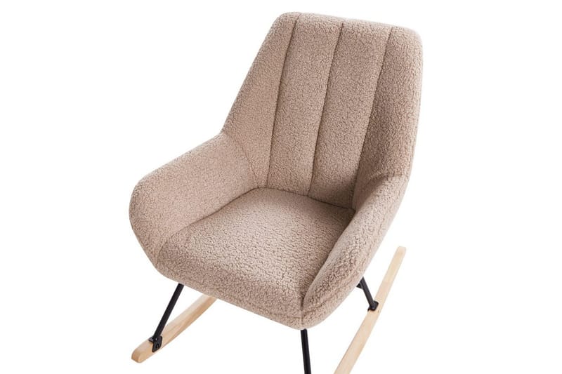 Gyngestol Kinno - Beige, sort, brun - Møbler - Stole & lænestole - Lænestole