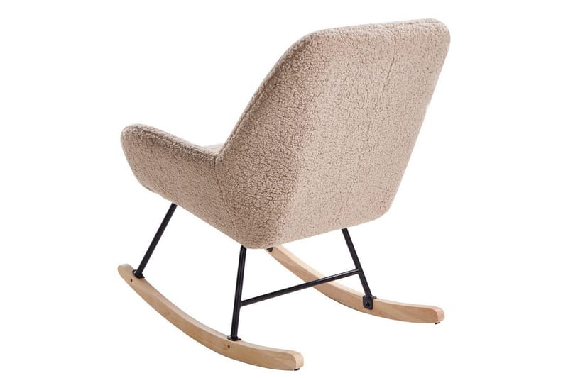 Gyngestol Kinno - Beige, sort, brun - Møbler - Stole & lænestole - Lænestole
