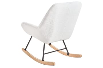 Gyngestol Kinno - Hvid, sort, brun - Møbler - Stole & lænestole - Lænestole