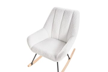 Gyngestol Kinno - Hvid, sort, brun - Møbler - Stole & lænestole - Lænestole