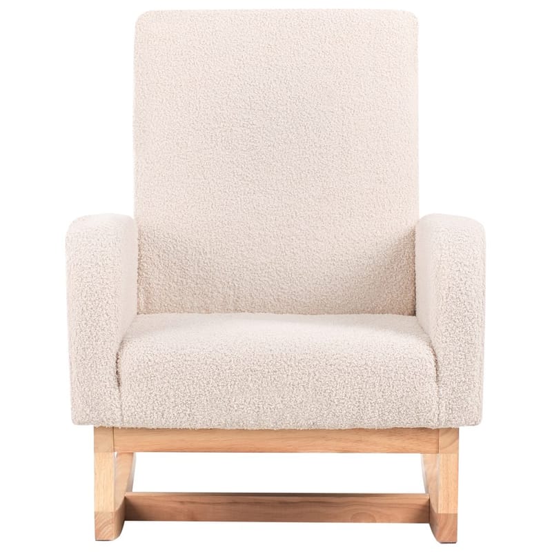 Gyngestol Norby - Beige, lyst træ - Møbler - Stole & lænestole - Gyngestol