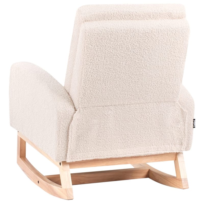 Gyngestol Norby - Beige, lyst træ - Møbler - Stole & lænestole - Gyngestol