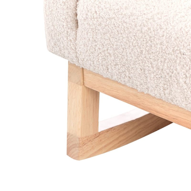 Gyngestol Norby - Beige, lyst træ - Møbler - Stole & lænestole - Gyngestol