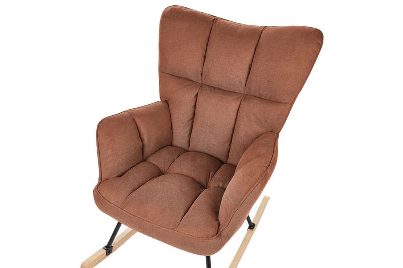 Gyngestol Oulu - Brun, sort, lyst træ - Møbler - Stole & lænestole - Lænestole