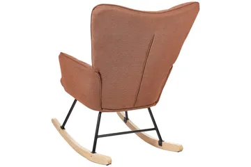 Gyngestol Oulu - Brun, sort, lyst træ - Møbler - Stole & lænestole - Lænestole