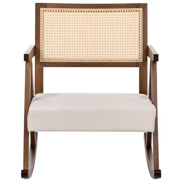 Gyngestol Rya - Brun, lys beige - Møbler - Stole & lænestole - Gyngestol