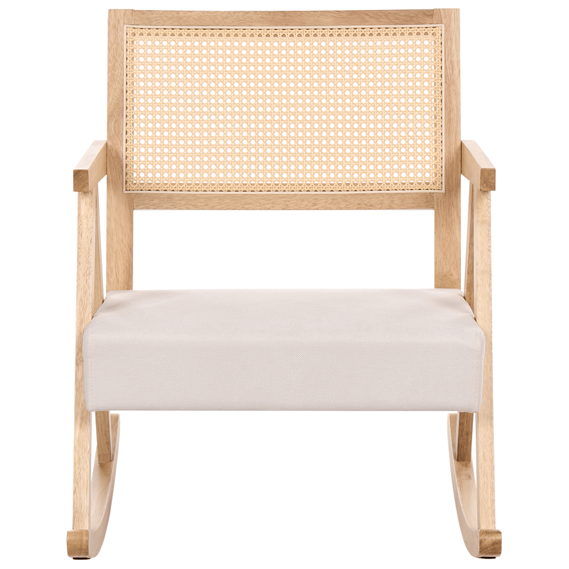 Gyngestol Rya - Lysebrun, Lys beige - Møbler - Stole & lænestole - Gyngestol