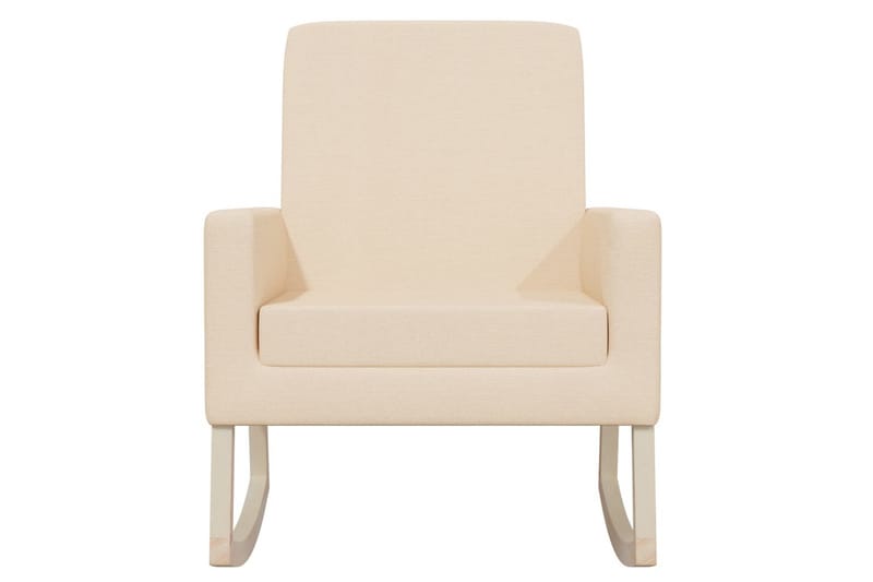 gyngestol stof cremefarvet - Creme - Møbler - Stole & lænestole - Gyngestol
