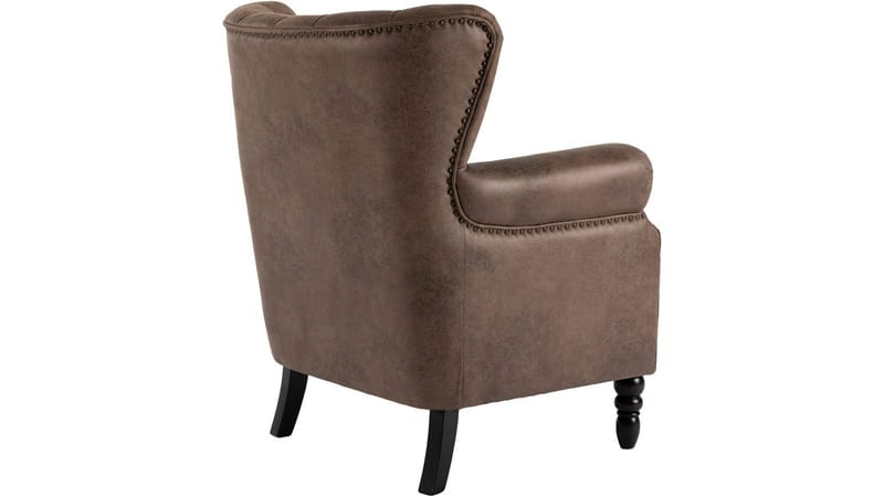 Halvion Lænestol med armlæn - Brun - Møbler - Stole & lænestole - Lænestole