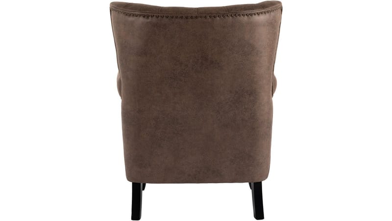 Halvion Lænestol med armlæn - Brun - Møbler - Stole & lænestole - Lænestole - Øreklapstol