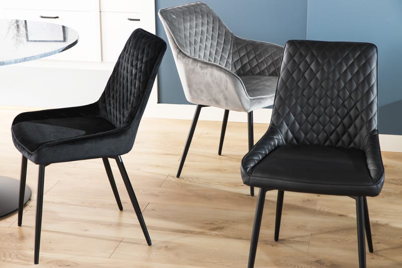 Hennebyn Spisebordsstol - Grå - Spisebordsstole & køkkenstole