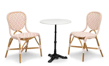 Hillerstorp Holmenäs caféstol 2-pak - Rosa - Møbler - Stole & lænestole - Spisebordsstole & køkkenstole