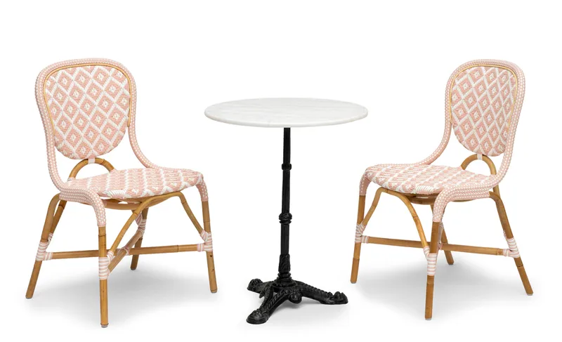 Hillerstorp Holmenäs caféstol 2-pak - Rosa - Møbler - Stole & lænestole - Spisebordsstole & køkkenstole